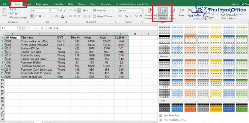 Cách tạo bảng trong Excel tưởng không cần nhưng lại cần không tưởng 5