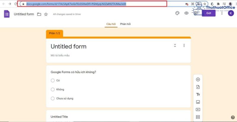 Những thao tác tạo khảo sát với Google Forms từ cơ bản đến nâng cao 1