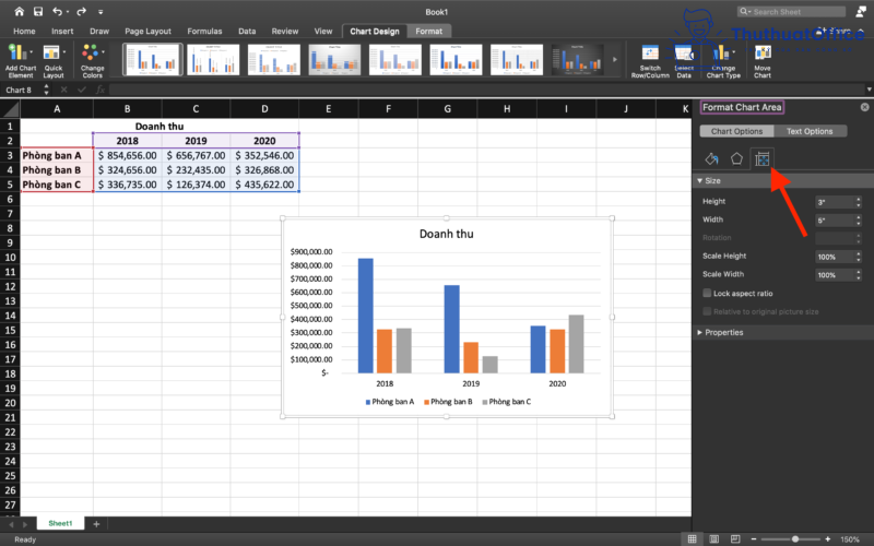 Vẽ biểu đồ trong Excel