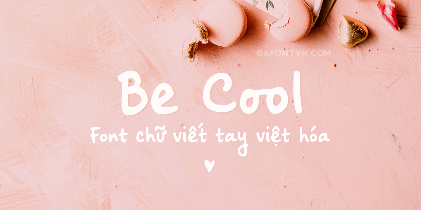 Font iCiel Be Cool Việt hóa