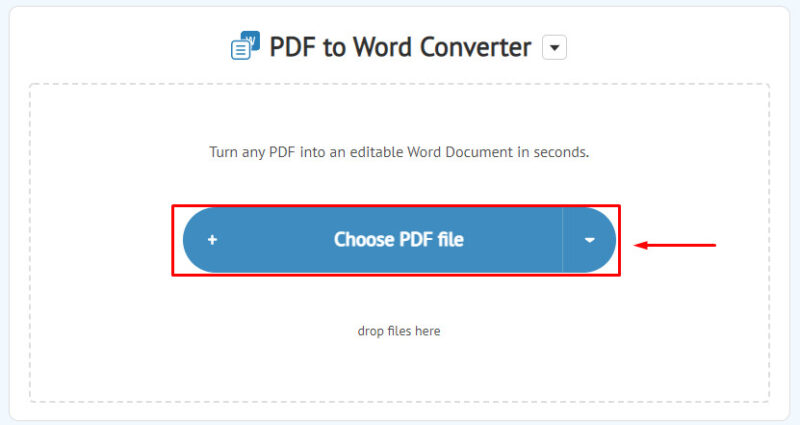 Chọn file PDF từ máy tính