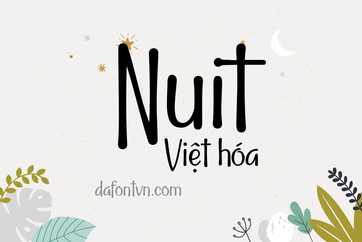 font Nuit Việt Hóa