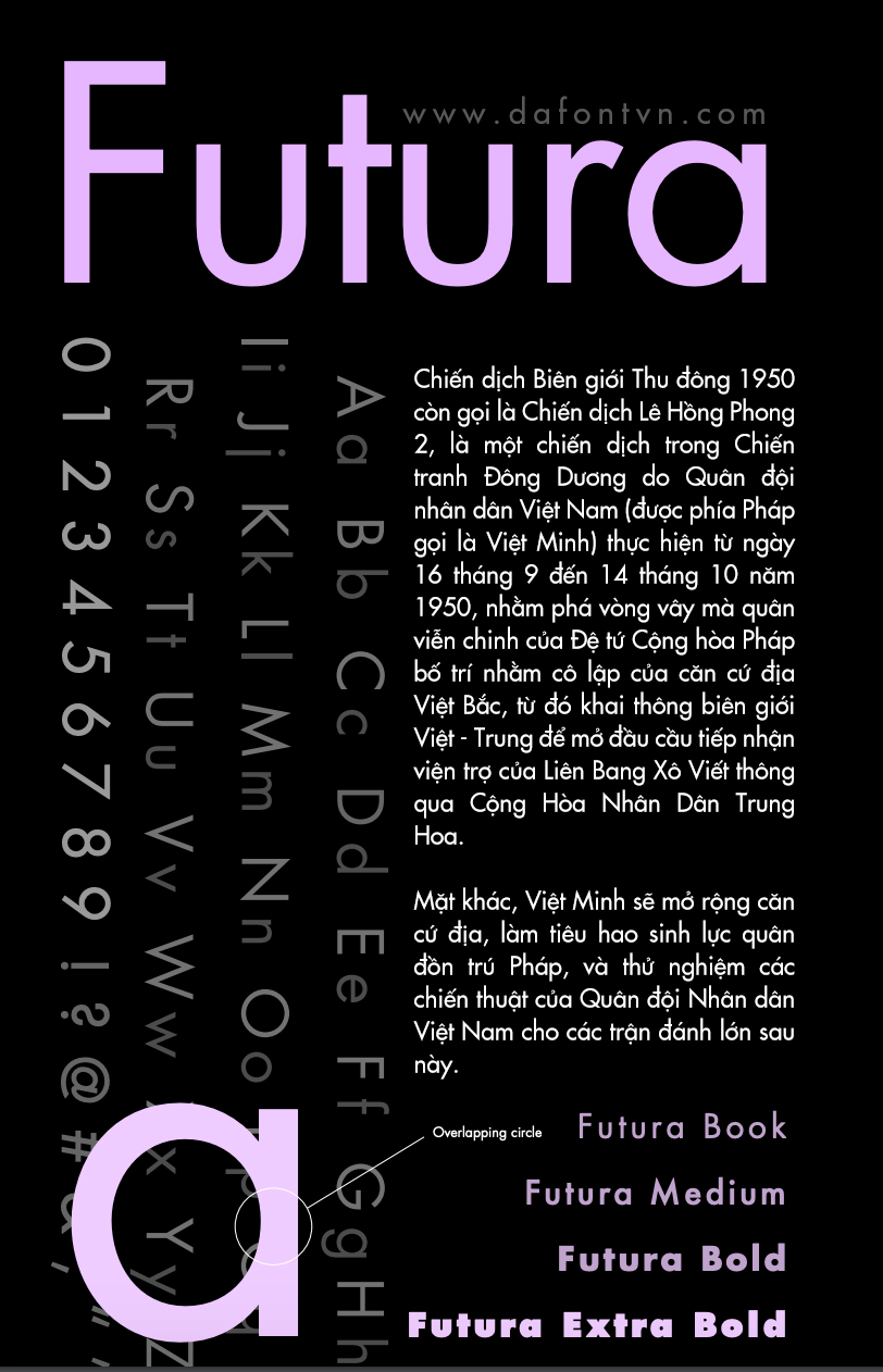 Font Futura Việt Hóa 12 font