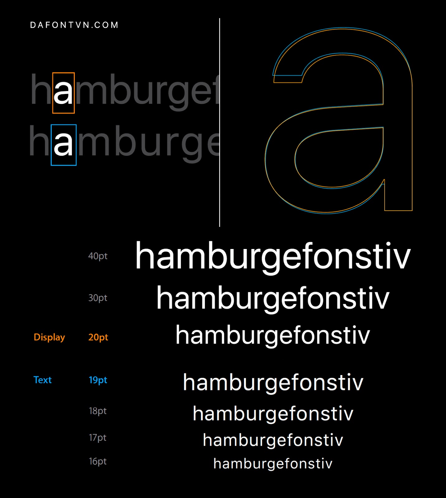 SF Pro Font Family Preview 5
