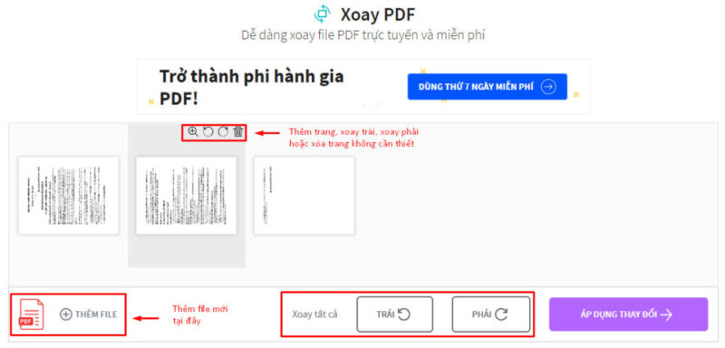 Xoay file PDF